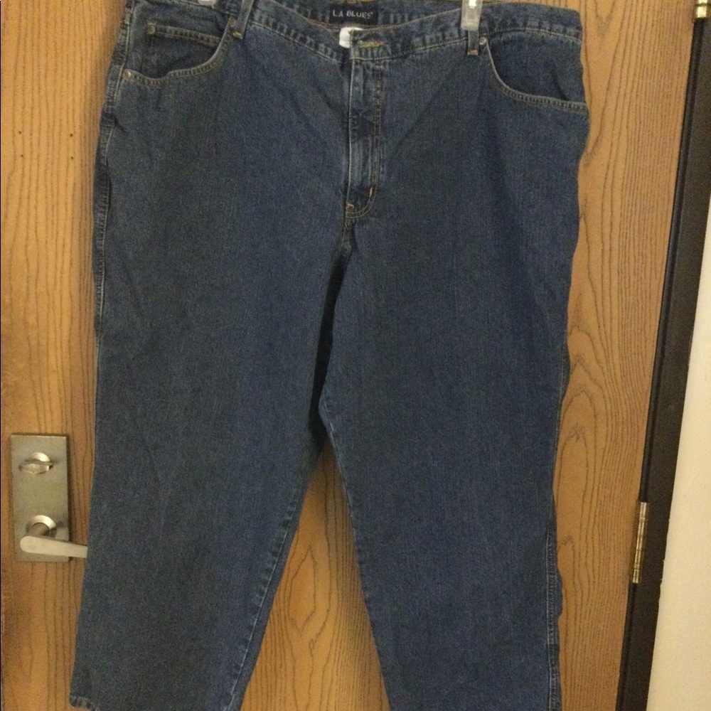 L.A. Blues womens blue jeans size 28wp 100% cotton